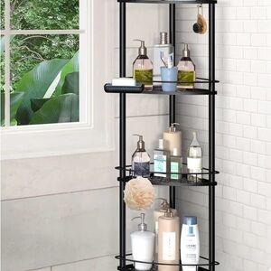 Never Opened Black Corner Shower Caddy Storage Shelf